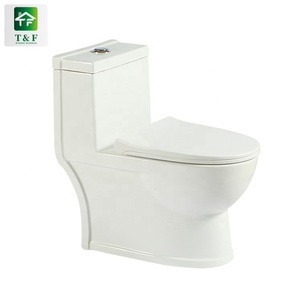 Top vente fabricant d'usine <span class=keywords><strong>bouton</strong></span> <span class=keywords><strong>poussoir</strong></span> personnalisé moderne en céramique chasse d'eau bol de toilette monté au sol une pièce <span class=keywords><strong>Wc</strong></span> toilette - Product Image 1