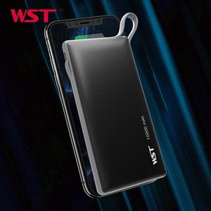 Wst נמוך moq בנק כוח הסיטונאי 10000mah ריבוי 4 ב 1 מיני חשמל בנק חשמלי חשמלי מובנה כבל - Product Image 4