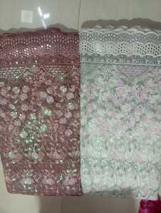 Standard Quality Embroidery Rainbow Sequence <strong>Net</strong> <strong>Fabric</strong> Dress From Indian Exporter and Supplier at <strong>Bulk</strong> Price - Product Image 2