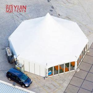 Carpa Hexagonal de PVC de 8m para Fiestas y Bodas, sin Poste Central, Estructura Hexagonal para Eventos al Aire Libre - Product Image 6