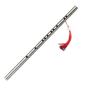 <span class=keywords><strong>Flauta</strong></span> <span class=keywords><strong>transversal</strong></span> de estilo antiguo de acero inoxidable 304, <span class=keywords><strong>flauta</strong></span> de autodefensa <span class=keywords><strong>profesional</strong></span> gruesa antimoho antigrietas - Product Image 1