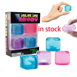 Mainan Squishy Needoh Bentuk Es Batu, Mainan Remas Es Batu, TPR Needohs Maltose, Pelepas Stres dan Emosi, Needoh Cube (Tersedia) - Product Image 1