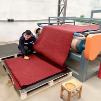 Machine automatique de fabrication de tapis de porte en PVC en forme de S avec impression et gaufrage