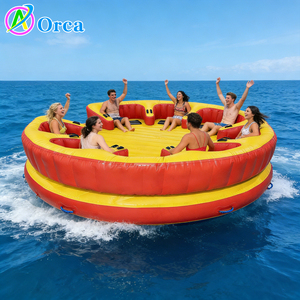 <span class=keywords><strong>Coussin</strong></span> <span class=keywords><strong>flottant</strong></span> gonflable de haute qualité, toboggan aquatique, jeux aquatiques confortables, canapé UFO fou rempli d'eau, <span class=keywords><strong>bateau</strong></span> remorquable Twister - Product Image 2