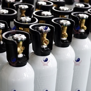 Cylindre d'oxygène médical en acier HG-IG10L avec régulateur haute pression certifié ISO9809, pression de service 150/200 bar, à vendre - Product Image 5