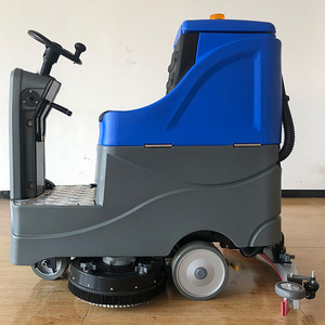 750s Ride On Floor Scrubber Industrial Vacuum Cleaner Blue Gray 3000 Rpm Burnishing Machine For Workshops - Product Image 4