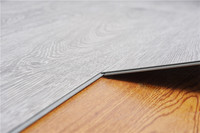 Revêtement de sol moderne SPC de 8mm Planche de vinyle PVC Tapis hybride Plancher intérieur avec solution de conception graphique pour hôtels