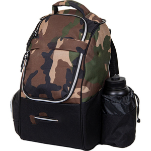 Échantillon gratuit Sacs de disc-golf personnalisés Grande capacité Polyester Imperméable Sac à dos de sport avec poche pour l'eau - Product Image 1