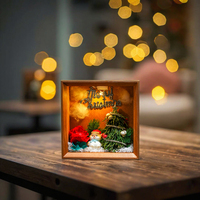 2025 Nieuwe Mini Geconserveerde Bloem Kerst Elanden Rendier Santa Voor Halloween Easter Party Chinees Nieuwjaar