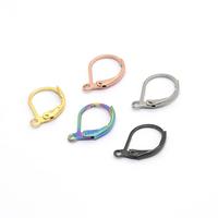 Crochets d'oreilles à levier en acier inoxydable, boucles ouvertes, crochets français, attaches à levier, accessoires de bijouterie DIY pour boucles d'oreilles