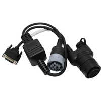 Câble adaptateur de diagnostic diesel pour machines de construction CAT 9 broches 14 broches, faisceau de câblage de liaison de données ECU, compatible Caterpillar