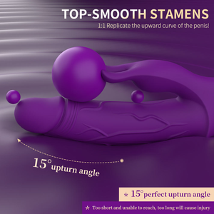 Vibrateur à double stimulation pour femmes, masseur clitoridien et point G, rechargeable par USB, étanche, matériau sûr pour le corps, 10 fréquences, stimulation des mamelons - Product Image 2