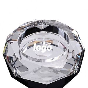 Promotion Custom Logo Luxury Crystal Ashtray Creative <b>Large</b> Ornament Special Offer Ideal Gift for Smokers - Product Image 1