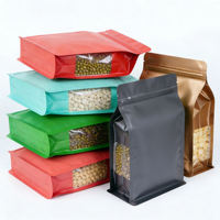 Sachet Doypack en Aluminium Anti-Humidité Recyclable en PET Qualité Alimentaire Scellable à Chaud pour Café, Thé, Snacks, Emballage Zip pour Aliments Bébé