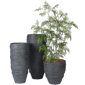 Vases à fleurs en fibre de verre pour pots de plantes à la mode pots de jardin intérieur extérieur pour plantes - Product Image 3
