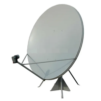 Fábrica al por mayor rentable banda Ku Offset antena parabólica 150cm alta ganancia bajo ruido receptor de satélite al aire libre