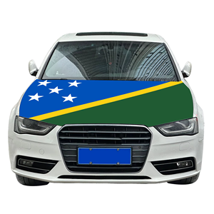 Venta al por mayor 120x150cm las cubiertas del capó del coche de las <span class=keywords><strong>Islas</strong></span> Salomón bandera asequible cubierta del capó del motor del coche resistente al desgaste y duradero - Product Image 3