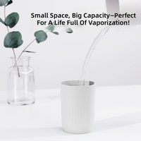 Mini humidificateur d'air ultrasonique 420 ml, humidificateur d'aromathérapie USB de bureau avec veilleuse, grande capacité, cadeau pour la maison