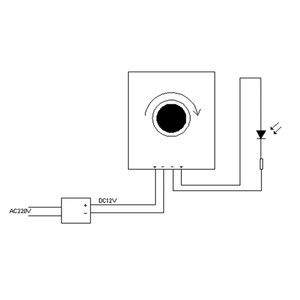 PWM LED <b>Dimmer</b> Switch Controller DC 12-24V 8A, 0-100% Brightness Adjustment for LED Strip Lights, Ribbon Lights, Tape Lights - Product Image 4