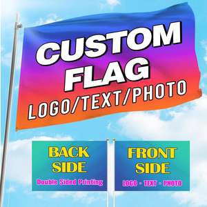 Drapeau de stade personnalisé - 3x5 pieds, double face, polyester imperméable pour événements 2026, impression numérique haute visibilité avec mât - Product Image 3