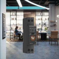 Disjoncteur intelligent WiFi Tuya 1P avec compteur d'énergie kWh, minuterie, relais, voltmètre et ampèremètre