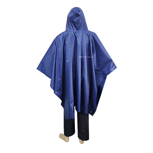 Poncho Impermeable Multifuncional Ligero y Reutilizable, Lona de Emergencia <span class=keywords><strong>Plegable</strong></span> para Senderismo, para Adultos - Product Image 5
