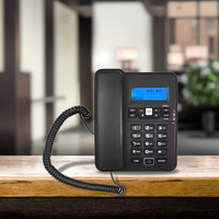 OEM ODM Téléphone analogique avec identification de l'appelant 10-une touche de mémoire tactile Musique en attente et recomposition pour hôtels, bureaux et usage domestique Usine