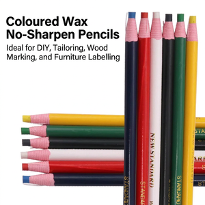 Lápices de Cera Profesionales de 6 <span class=keywords><strong>Colores</strong></span>, No Tóxicos, Sin Necesidad de Sacapuntas, Marcadores de Cera Solubles en Agua con Dibujo Suave para Tela, Papel y Cartón - Product Image 3