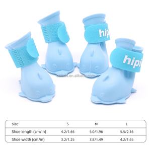 Botas Impermeables para Perros, Antideslizantes, para Nieve y Lluvia, Venta al por Mayor de Fábrica, 4 Piezas, Logotipo Personalizado, Lindas para Cachorros - Product Image 6