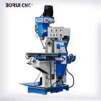 Machine de perçage et de fraisage universelle verticale et horizontale ZX7550CW avec tête pivotante pour la fabrication des métaux