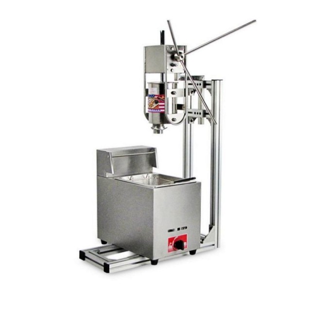 5L Churros Machine & Sausage Stuffer Sausage Maker and Snack Churros Machine Stainless Steel Churro Maker Machine