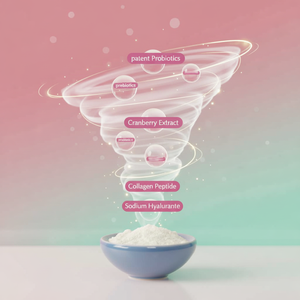 Poudre de prémélange probiotique OEM pour la santé vaginale féminine 30 milliards UFC/g + Canneberge, Acide Hyaluronique, <span class=keywords><strong>Collagène</strong></span> - Vrac pour Capsules et Poudres - Product Image 1