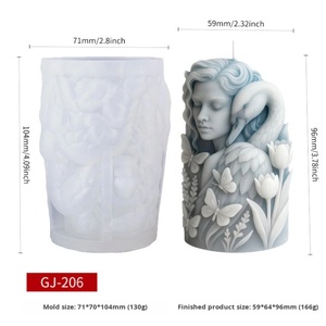 Molde de Silicona para Velas con Efecto de Luz, Diseño Lago de Cisnes de Ensueño, para Decoración Ambiental, Meditación y Exhibición Artística, Marca TangChu - Product Image 6