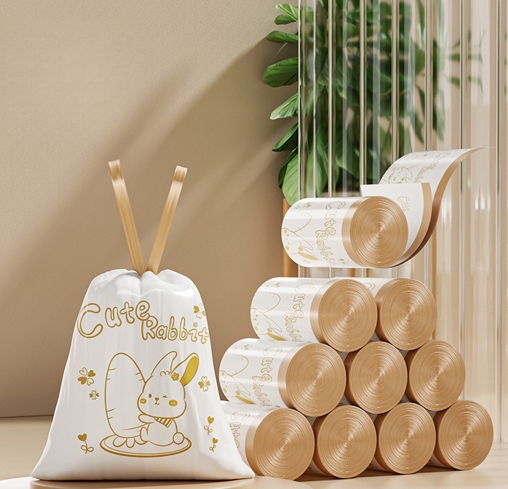 Customizable Size Biodegradable LDPE Garbage Drawstring