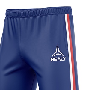 폴리 에스터 스판덱스 봄 축구 훈련 운동 체육관 스포츠 남성용 방풍 냄새 방지 바지 - Product Image 5