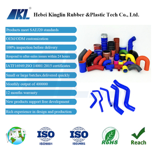 Kinglin Tùy Chỉnh Xe Tản Nhiệt Turbo Thẳng Bện Linh Hoạt Không Khí Intake Khả Kháng Nhiệt Silicon Hump Hose - Product Image 3