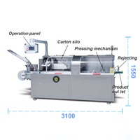 Machine d'emballage automatique multifonctionnelle SNZ120 contrôlée par PLC avec roulement de moteur pour canettes de désodorisant et parfums, facile à utiliser