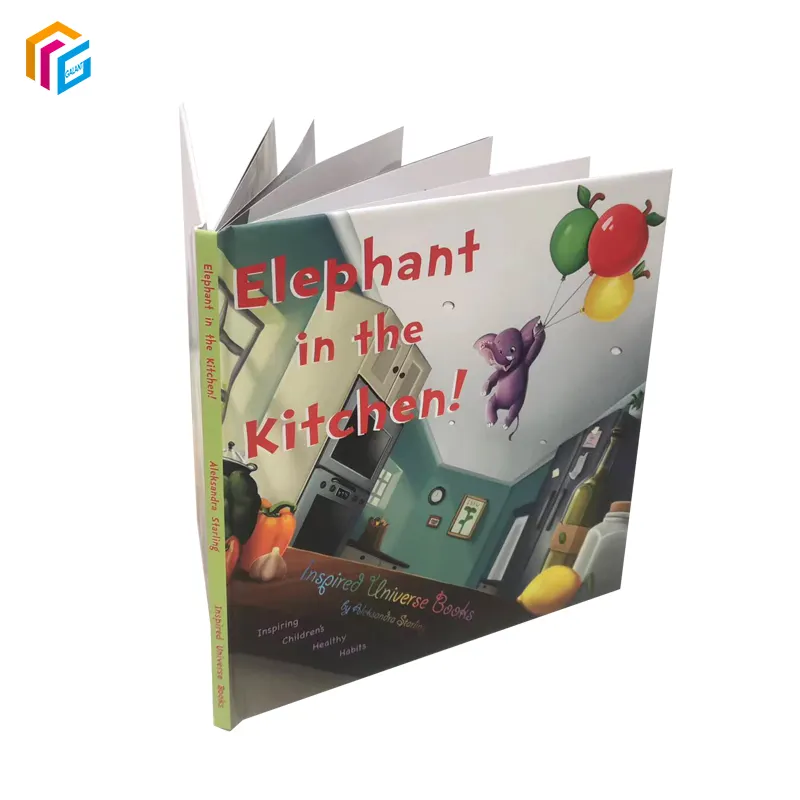 Hardcover Custom ized Printing Matte Cover Großhandel Publishing Coated Paper Englisch Baby Story Books