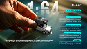 Voiture télécommandée WL 6401 1:64 avec caméra, mini voiture RC, contrôle par application, 2.4G, véhicule intégré pour enfants - Product Image 4