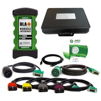 Herramienta de Diagnóstico Universal para Camiones DLA 2025V2, Lector de Códigos con el Último Software Completo, 12-24V, Verde/Negro, 1 Año de Garantía