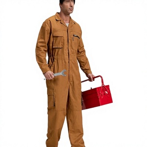 Unisex Work Coverall Long Sleeves <b>Overalls</b> Mechanics Coveralls Workwear Jumpsuit with Multi Pockets Factory Direct Wholesale - Product Image 6