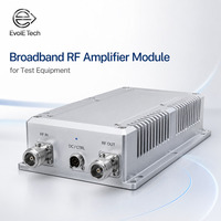 Amplificador de RF de Banda Ancha de Alta Linealidad, 20-1000MHz, Salida de 20W para Equipos de Prueba de RF y Mediciones de Laboratorio