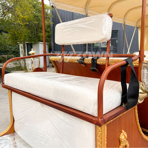 Charrette à cheval électrique à <span class=keywords><strong>grain</strong></span> de bois personnalisée, charrette royale pour mariage, charrette à cheval pour mariage à vendre - Product Image 3