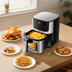 Wholesale Customizable 8L Stainless Steel <b>Smart</b> <b>Air</b> <b>Fryer</b> Touchscreen Digital Control Non-Stick Surface Overheat Household - Product Image 3
