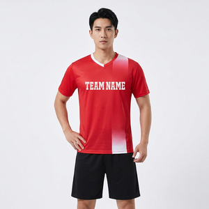Fourniture directe du fabricant Kit de maillots de football à séchage rapide avec uniforme de sport personnalisable et vêtements de football personnalisables avec logo - Product Image 1