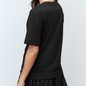 Camiseta de Verano para Mujer, Lisa, Teñida, Transpirable, de Secado Rápido, Cuello en V, Manga Corta, Informal, para Actividades al Aire Libre - Product Image 2