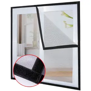 Pantalla de malla antimosquitos al por mayor, protector de cortina de ventana antimosquitos para habitación, pantalla de ventana para puerta y moscas