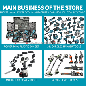 Bộ kết hợp 12 đầu pin Li-ion chuyên nghiệp yutuo Bộ dụng cụ đ<span class=keywords><strong>i</strong></span>ện khoan tác động không chổ<span class=keywords><strong>i</strong></span> than không dây thiết lập cho hộ gia đình - Product Image 4