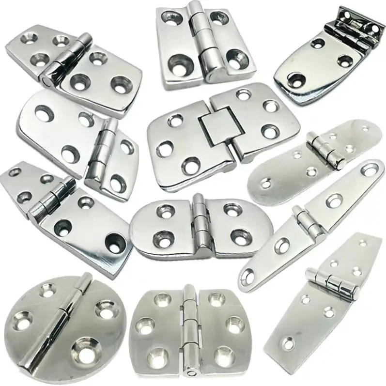 Boat Accessories 316 Casting Stainless Steel Mirror Polished Marine Hinge