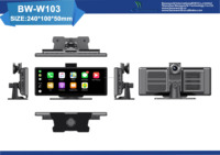 Vente à chaud 4G Octa 10.26 ''pouces W103 Portable tout-en-un Carplay Android Auto multi-joueur avec DVR 2 voies